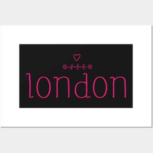 Simply London Love Posters and Art